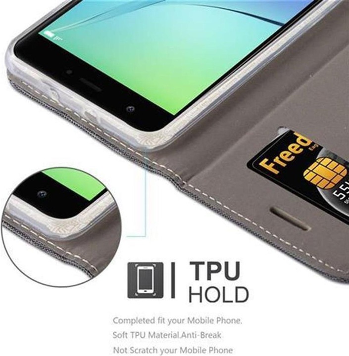 Produktbild Cadorabo Book Jeans Optik Cover (Huawei Nova)