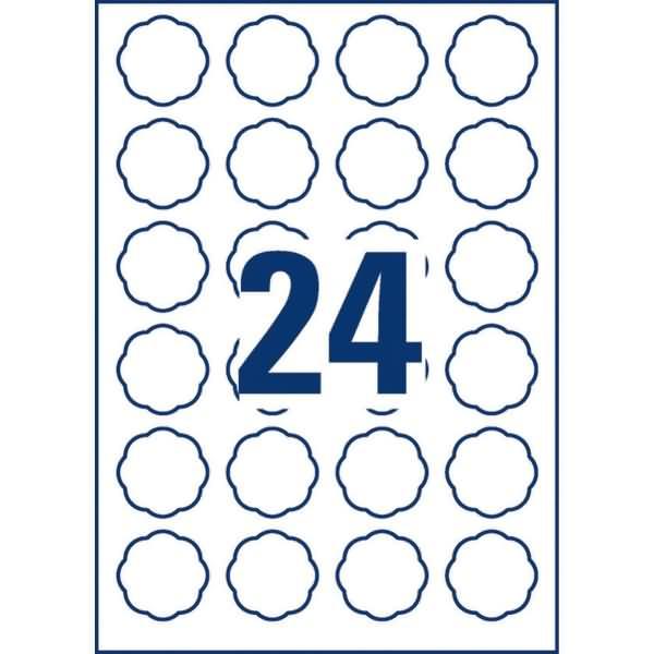 Produktbild Avery Runde Etik.40,8x40,3