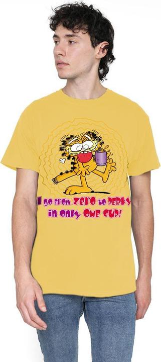 Immagine prodotto Garfield From Zero To Perky Maglietta Uomo (3XL)