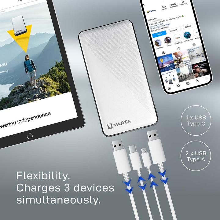 Actual product image Varta Energy (5000 mAh, 12 W, 18.50 Wh)