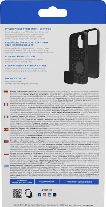 Image du produit prio Coque de protection pour iPhone 11 Pro noir (Apple iPhone 11 Pro)