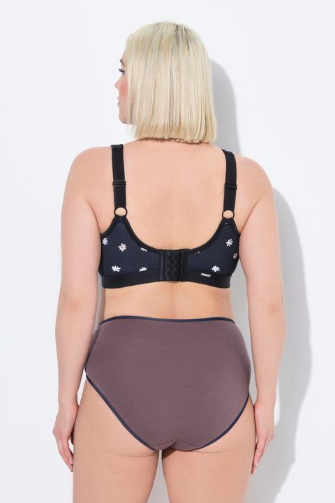 Produktbild Ulla Popken Minimizer-BH, Blüten, ohne Bügel, Cup C - D (105 D)