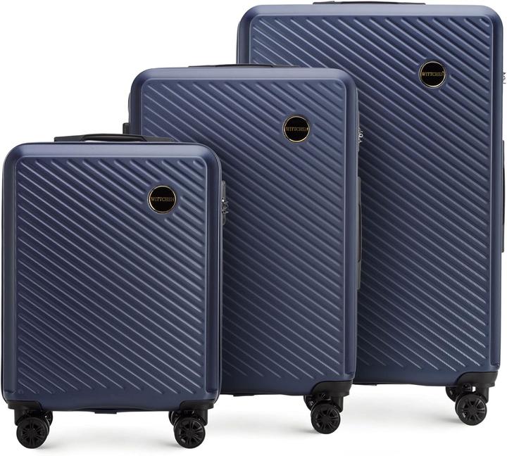 Actual product image Wittchen 3-teiliges Hartschalen-Kofferset Circle Line (96 l)