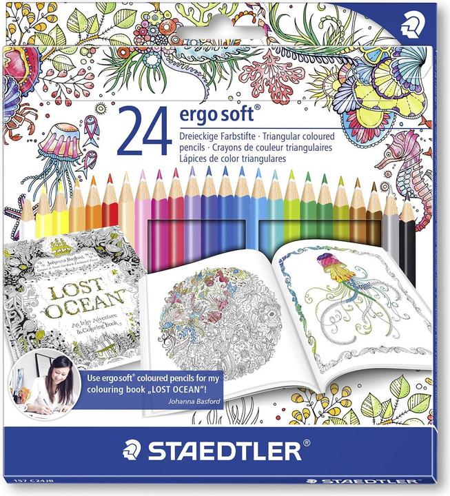 Produktbild Staedtler ergosoft, Johanna Basford Edition (24x)