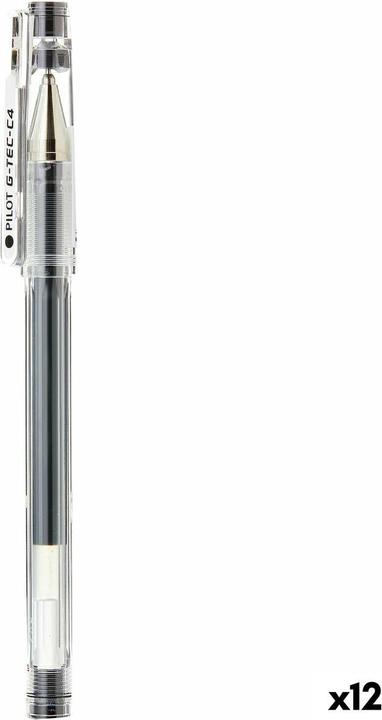 Produktbild Pilot BL-GC4 Druckkugelschreiber mit Clip 1 Stück (Schwarz, 12x)