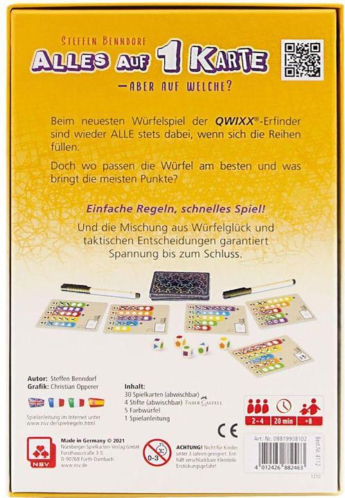 Produktbild NSV Alles auf 1 Karte (Deutsch)