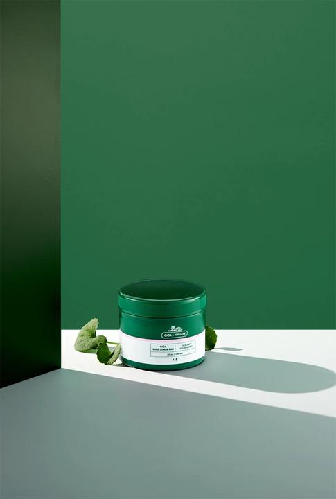 Produktbild VT Cosmetics Cica Hyalon Soft Toner Pad with 0.5% Salicylic Acid - Soothing Repair and Anti-Acne (Reinigungstücher Gesicht)