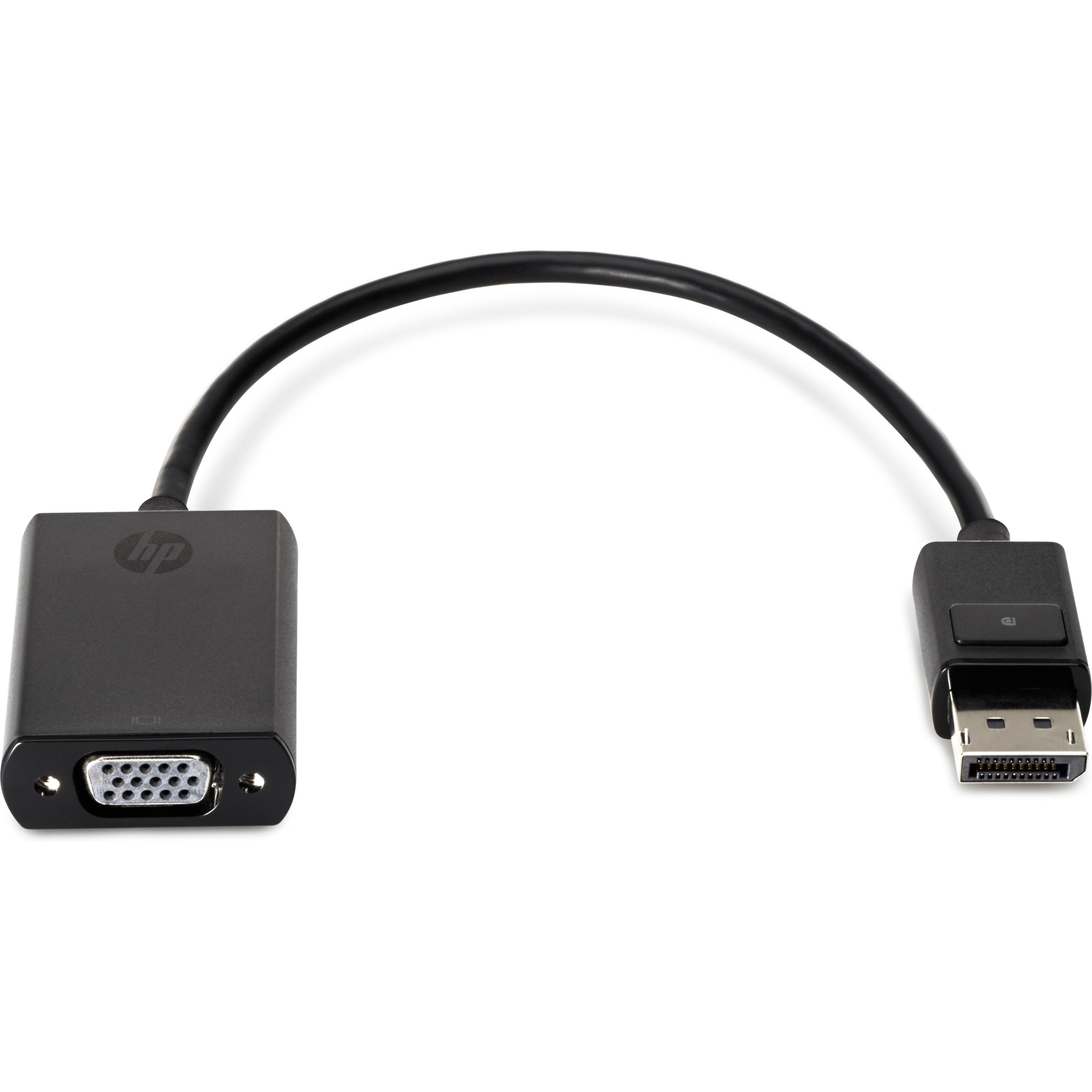 HP DP zu (VGA, 20.32 cm), Data + Video Adapter, Schwarz