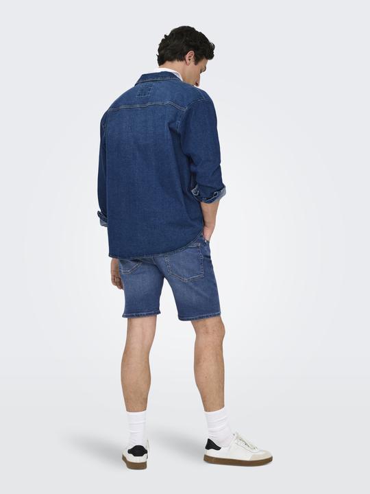 Image du produit Only & Sons ONSWEFT Normal geschnitten Shorts Jeans-Shorts (XXL)
