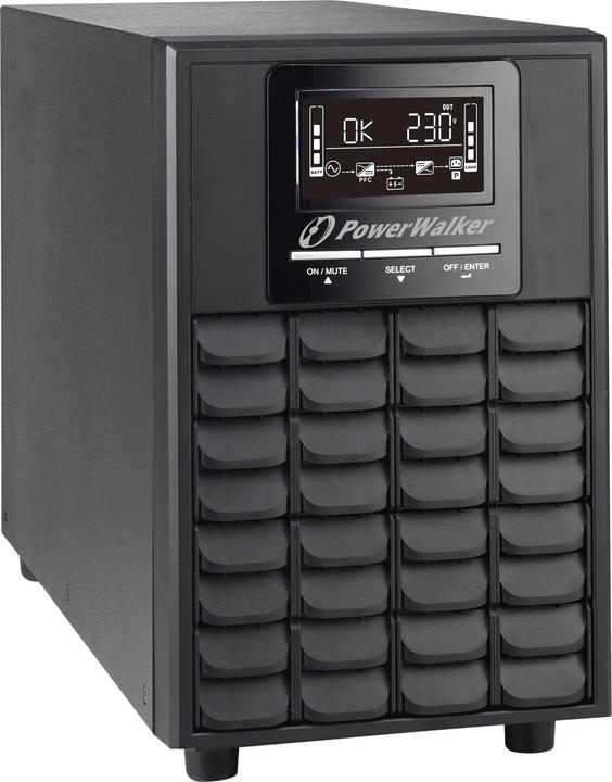 Powerwalker VFI 1500 CG PF1 1500VA / 1500W Online USV Tower Doppelwandler SNMP Slot Leistungsfaktor Eins (1500 VA, 1500 W, Online-Doppelwandler USV)