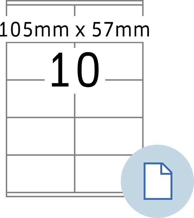 Actual product image HERMA Universal Etiketten A4