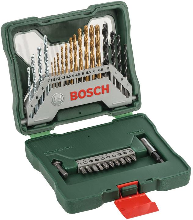 Produktbild Bosch Zubehör X-Line-Titanium Bohrer- und Schrauber-Set, 30-teilig (1.5 mm, 2 mm, 2.5 mm, 3 mm, 3.5 mm, 4 mm, 4.5 mm, 5 mm, 5.5 mm, 6 mm, 6.5 mm, 7 mm, 8 mm)