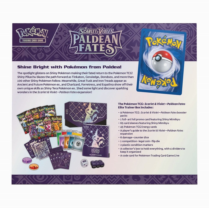 Produktbild Pokémon SV04.5 - Elite Trainer Box (Englisch, Elite / Top Trainer Box)