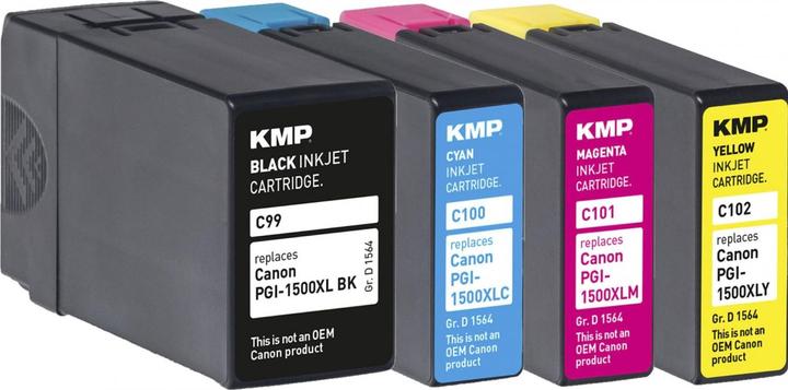 Productafbeelding KMP Multipack C99V inktcartridge vervangt Canon (M, C, Y, BK)