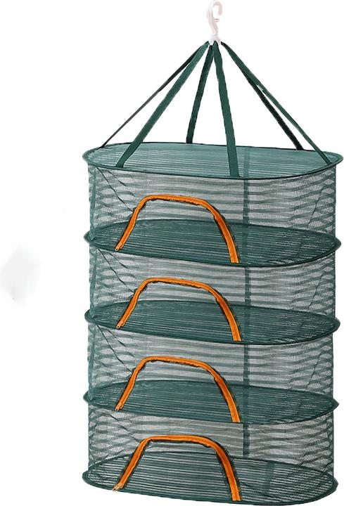 Produktbild Relaxdays Faltbares Trockennetz Oval