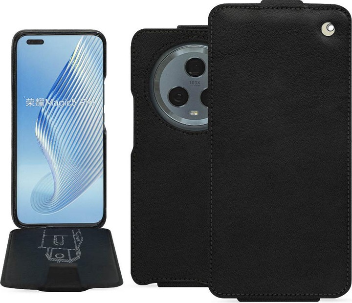 Actual product image Noreve Vertical leather shell (Honor Magic5 Pro)