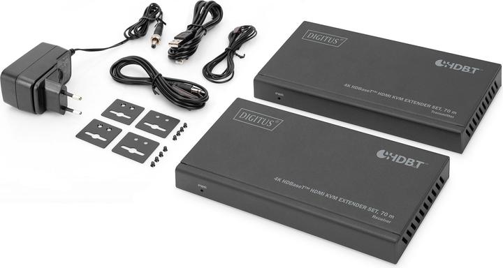 Produktbild Digitus 4K HDBaseT™ HDMI KVM Extender Set, 70 m