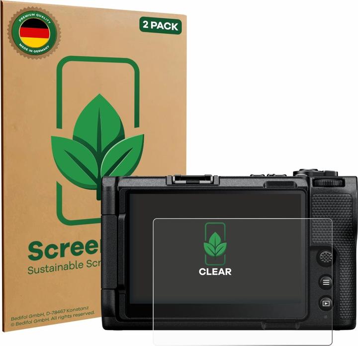 ScreenLeaf Pellicola protettiva, Proteggi Schermo Sostenibili, Clear, Antigraffio (Pellicola protettiva)