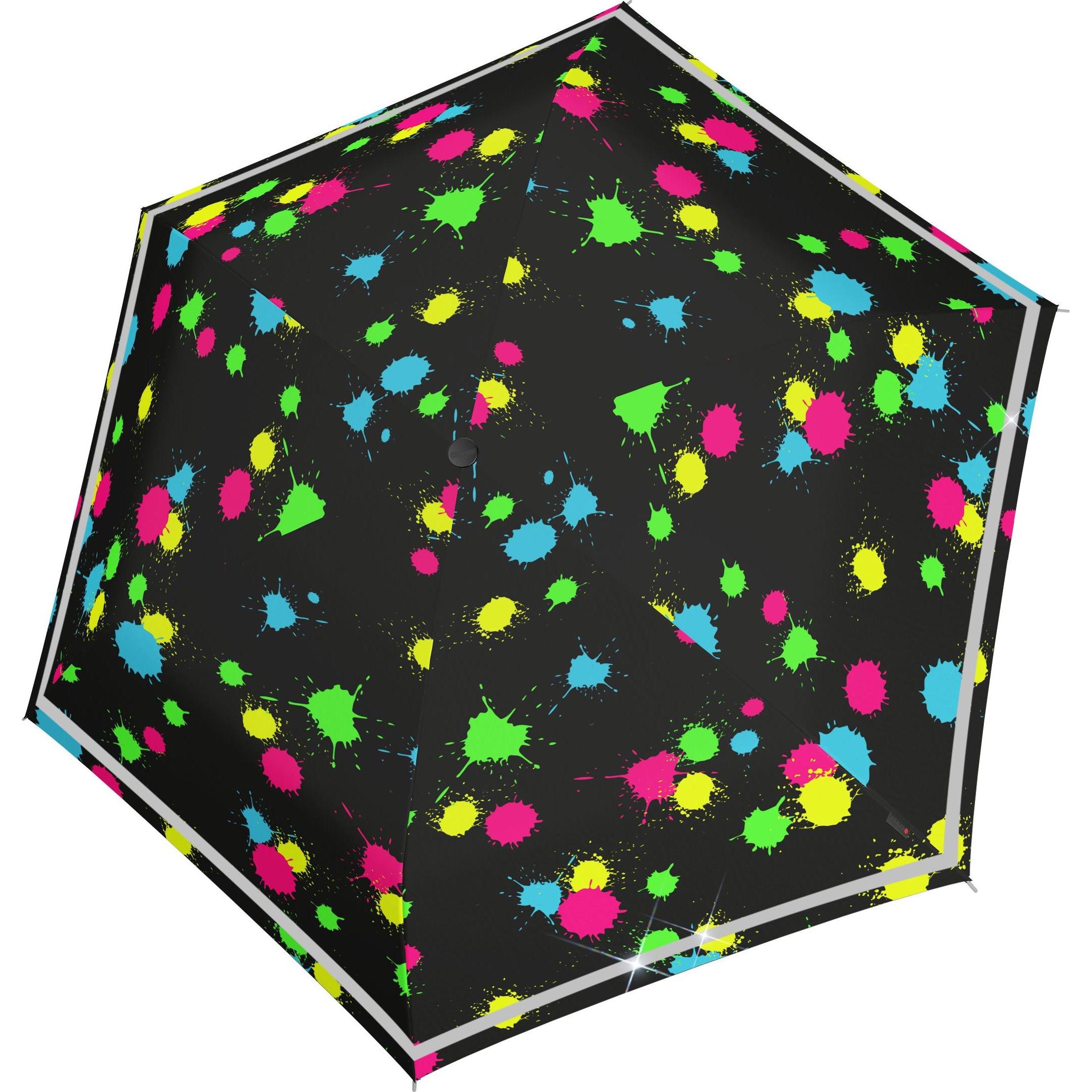 Knirps, Unisex, Regenschirm, Kids Rookie Reflect, Mehrfarbig