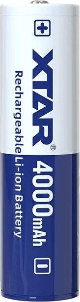 Xtar Batteria 18650 con elettronica di protezione (1 pz., 18650, 4000 mAh)