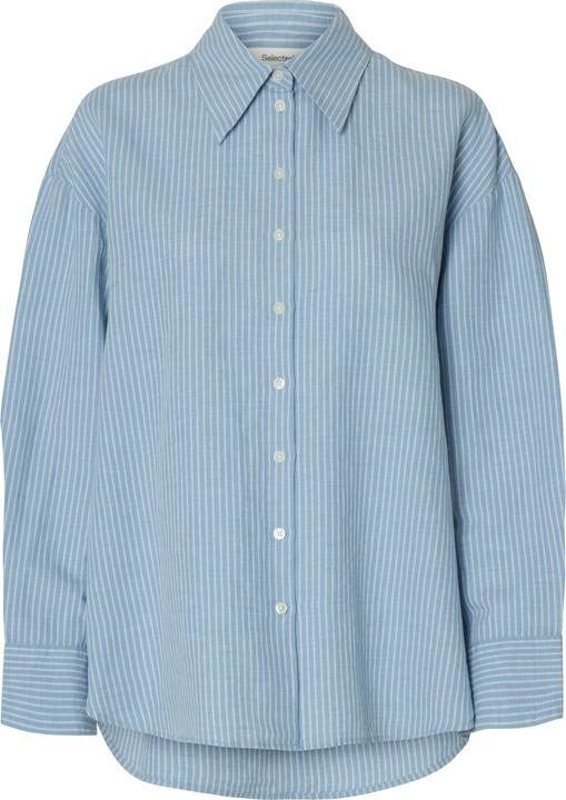 Immagine prodotto Selected Oversized Bluse aus Leinengemisch (40)