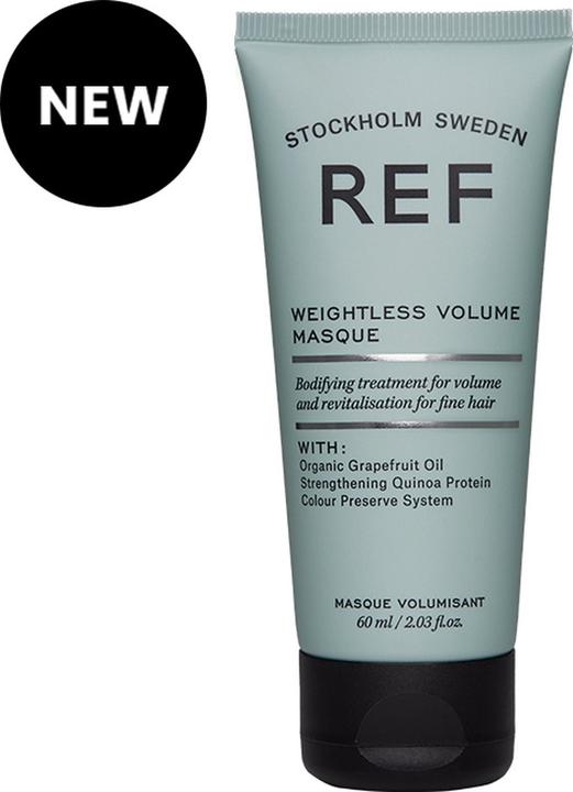 Image du produit Ref. Ref Stockholm Weightless Volume Masque - 60ml Pour cheveux plats (60 ml)