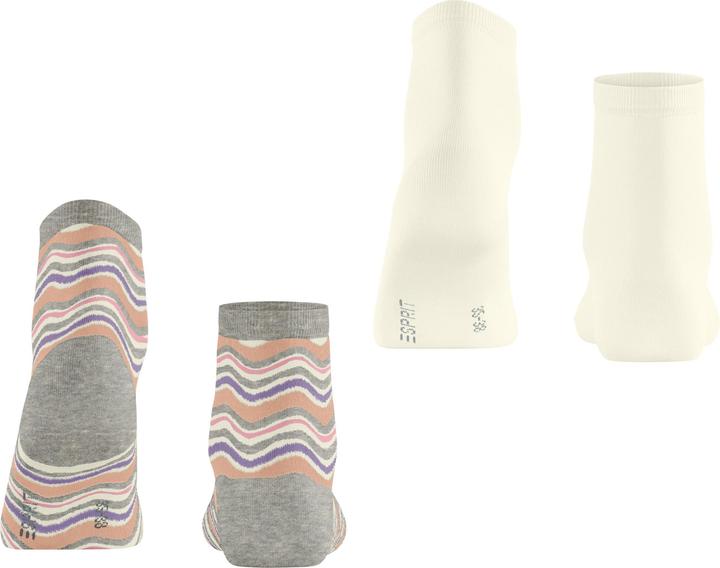Produktbild Esprit Watercolor 2-Pack Baumwollsocken (2er Pack, 35 - 38)