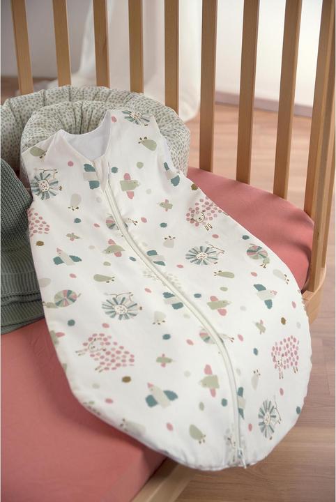 Immagine prodotto Odenwälder Sacco a pelo invernale per neonati imbottito Wildlife Green taglia 90 (90 cm)