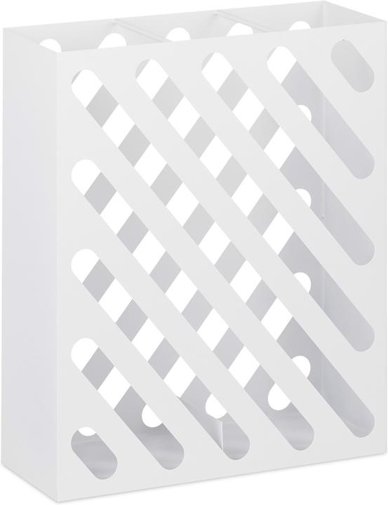Relaxdays Porte-parapluie XL rectangulaire (40 x 15 x 48 cm)