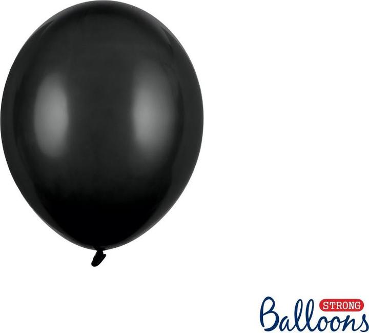 Produktbild Partydeco Luftballons 12cm pastellfarben Schwarz (100Stk) (100 x)