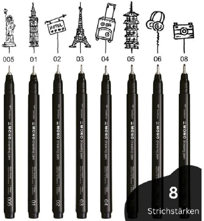 Produktbild Tombow Mono Drawing Pen (Schwarz, 1 x)