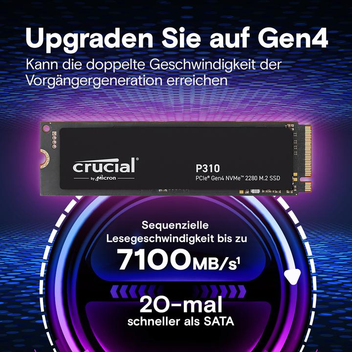 Immagine prodotto Crucial P310 (4000 GB, M.2 2280)