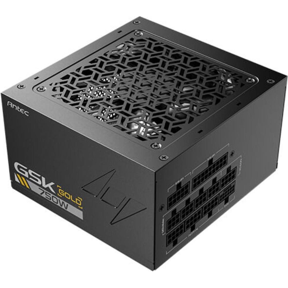 Antec ALIMENTATION ATX GSK ATX 3.1 - 750W (NOIR) (750 W), Alimentatore PC, Nero