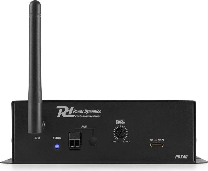 Produktbild Power Dynamics Bluetooth -Empfänger - PDX40 - Bluetooth -Empfänger - drahtloser Bereich - (Empfänger)