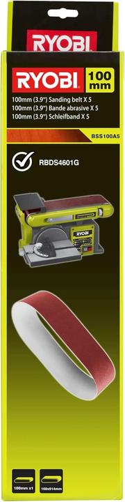 Actual product image Ryobi BSS100A5 (e) Grinding belt (80)