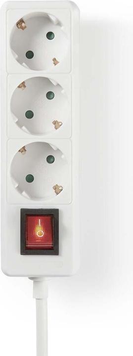 Immagine prodotto Nedis Ciabatta elettrica con protezione e interruttore di rete (3 x, CEE 7/3, 1.50 m)