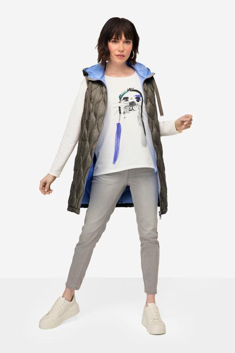 Actual product image Laurasøn Long Quilted Vest (M)