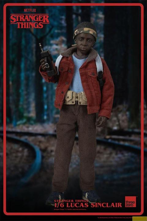 Image du produit ThreeZero Stranger Things figurine 1/6 Lucas Sinclair 23 cm