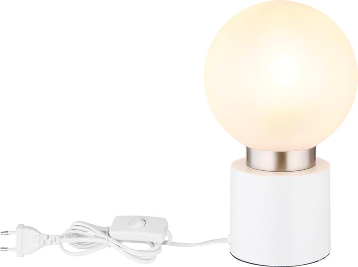 Image du produit Globo Lampe de table Marka blanc mat 1xE14 (E14)