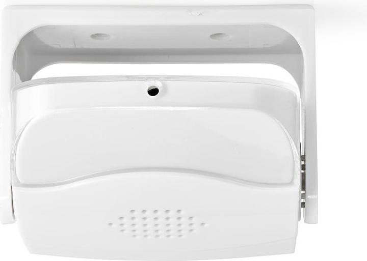 Image du produit Nedis Alarme de porte avec détecteur de mouvement et sonnerie 80 dB, montage mural et au plafond, blanc (1.10 m)