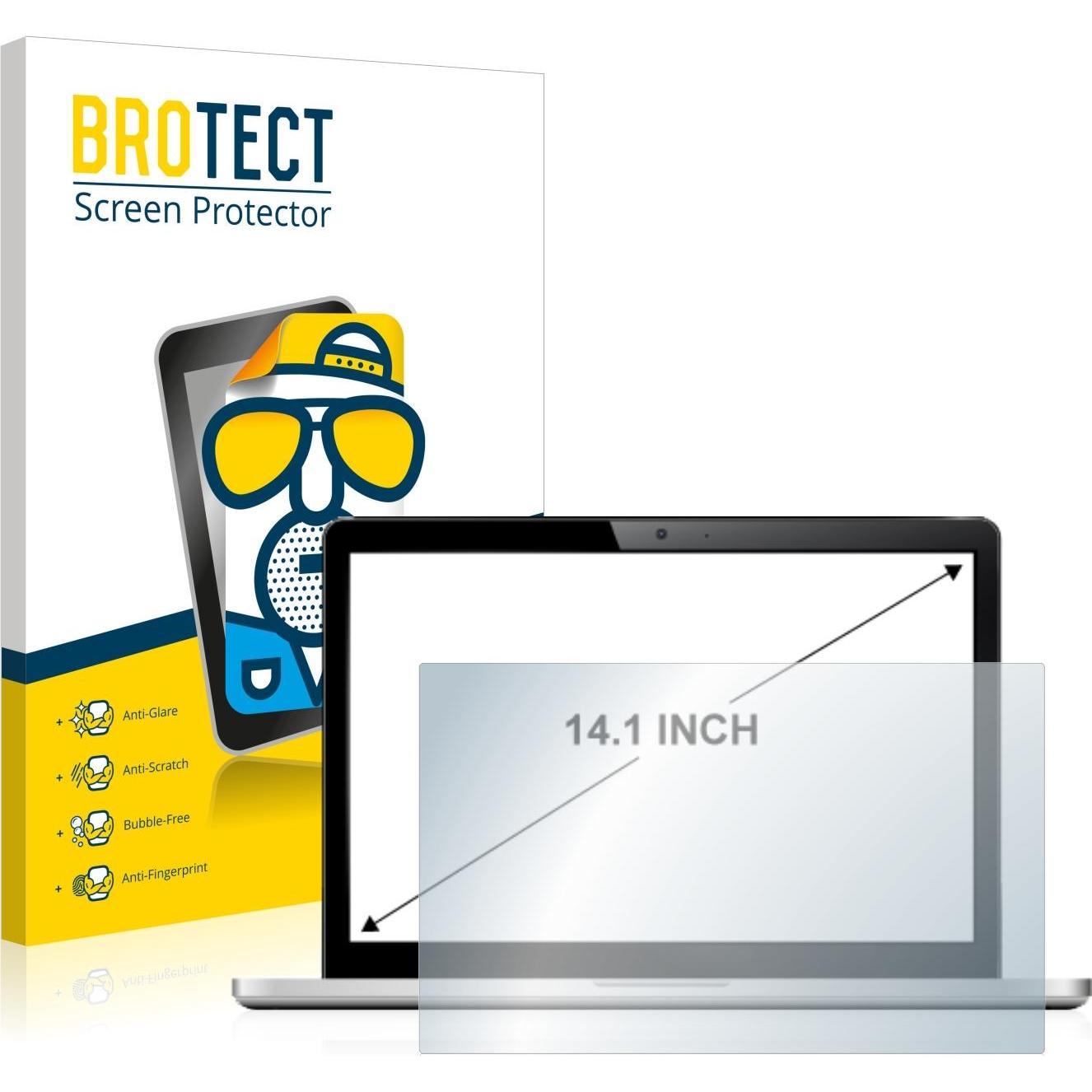 Thumbnail - BROTECT Entspiegelungs-Schutzfolie Displayschutz Matt (14.10", 16 : 10), Notebook Schutzfolie