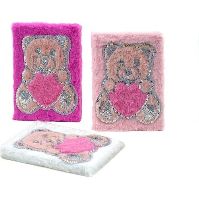 Adar, Quaderni + Bloc notes, Teddybär-Notizbuch 22x16cm MIX