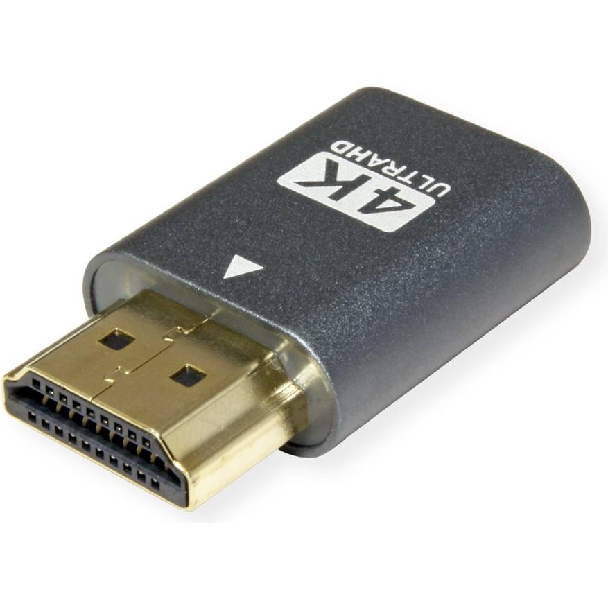 Thumbnail - Value EDID-Emulator (HDMI, 3 cm), Data + Video Adapter, Schwarz