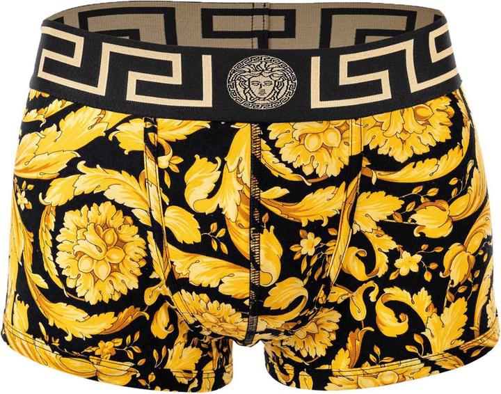 Versace Short Trunk Stretch Organic Jersey Barocco Ss92 All Over - New Logo