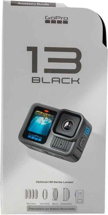 Produktbild GoPro HERO13 Black Accessory Hard Bundle (inkl. 64 GB MicroSDXC-Karte) (60p, Bluetooth, WLAN)