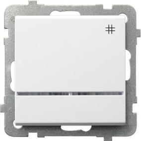 Ospel ŁP-4RS/m/00, Taster + Schalter, Weiss