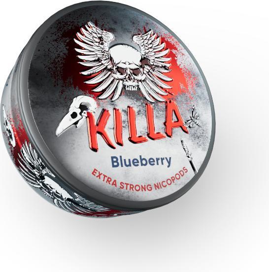 Produktbild Killa Blueberry Extra Strong Nicopods (White Portion, 16 mg)