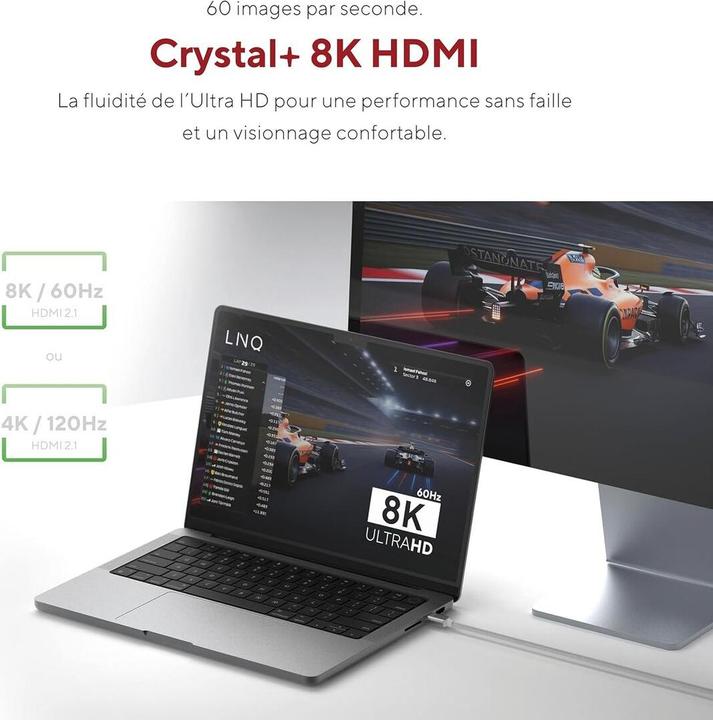 Actual product image LINQ Connects USB-C Pro zu HDMI Kabel (2 m)