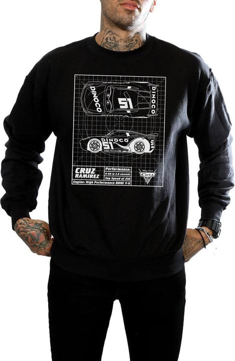 Produktbild Disney Cars Cruz Ramirez Blueprint Sweatshirt (XL)