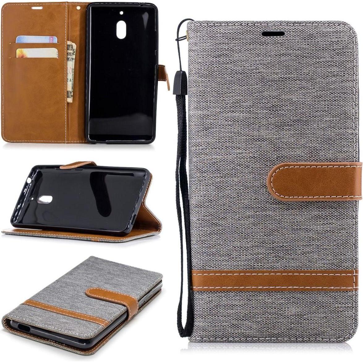 König Design Hülle Handy Schutz für Nokia 2.1 Case Cover Tasche Wallet Etui Handyhülle Bumper (Nokia 2.1), Smartphone Hü...
